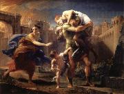 Aeneas Fleeing from Troy, Pompeo Batoni
